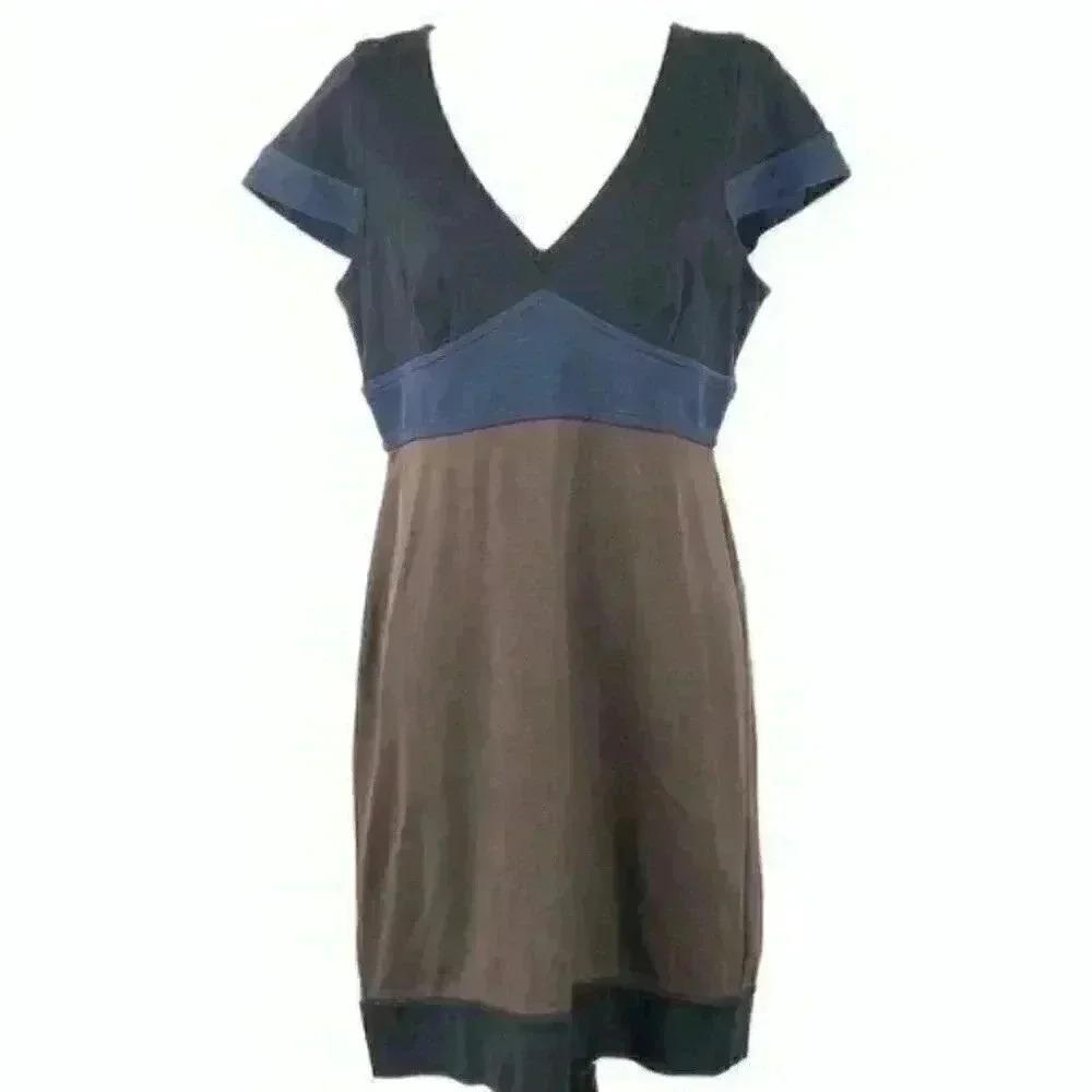BcbgMaxAzira dress size 12P pencil zip back career